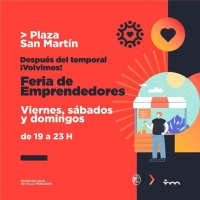 🙌🎉Vuelve la Feria de Emprendedores a la Plaza San Martín